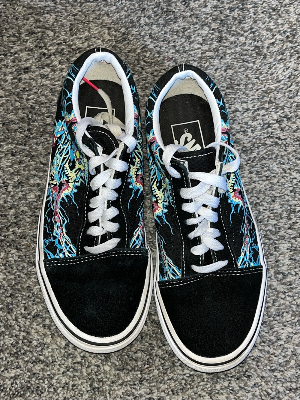 VANS OLD SKOOL “ZAP” COLORWAY canvas shoes Unisex 
Mens 4.5 Woman’s 6.0